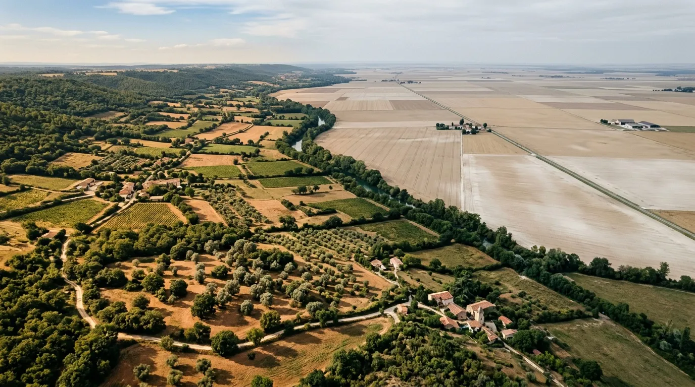 Pourquoi le Sud a plus d'arbres dans les champs qu'en Champagne-Ardenne ?