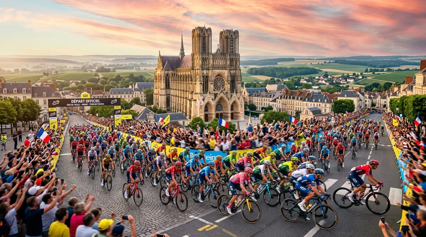 Tour de France 2028 : Reims Grand Départ en Champagne