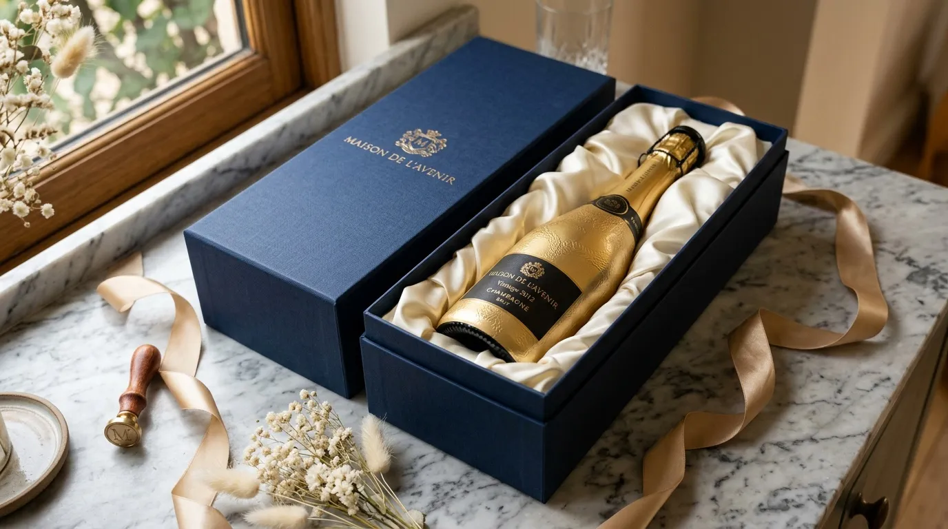 Packaging luxe champagne : pôle d'excellence