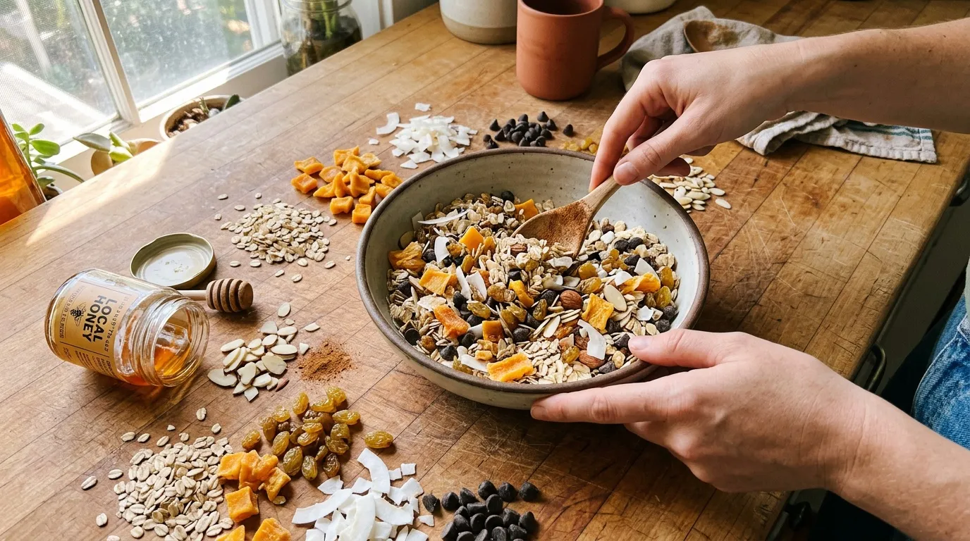 Composez vos céréales fruits : recette maison facile