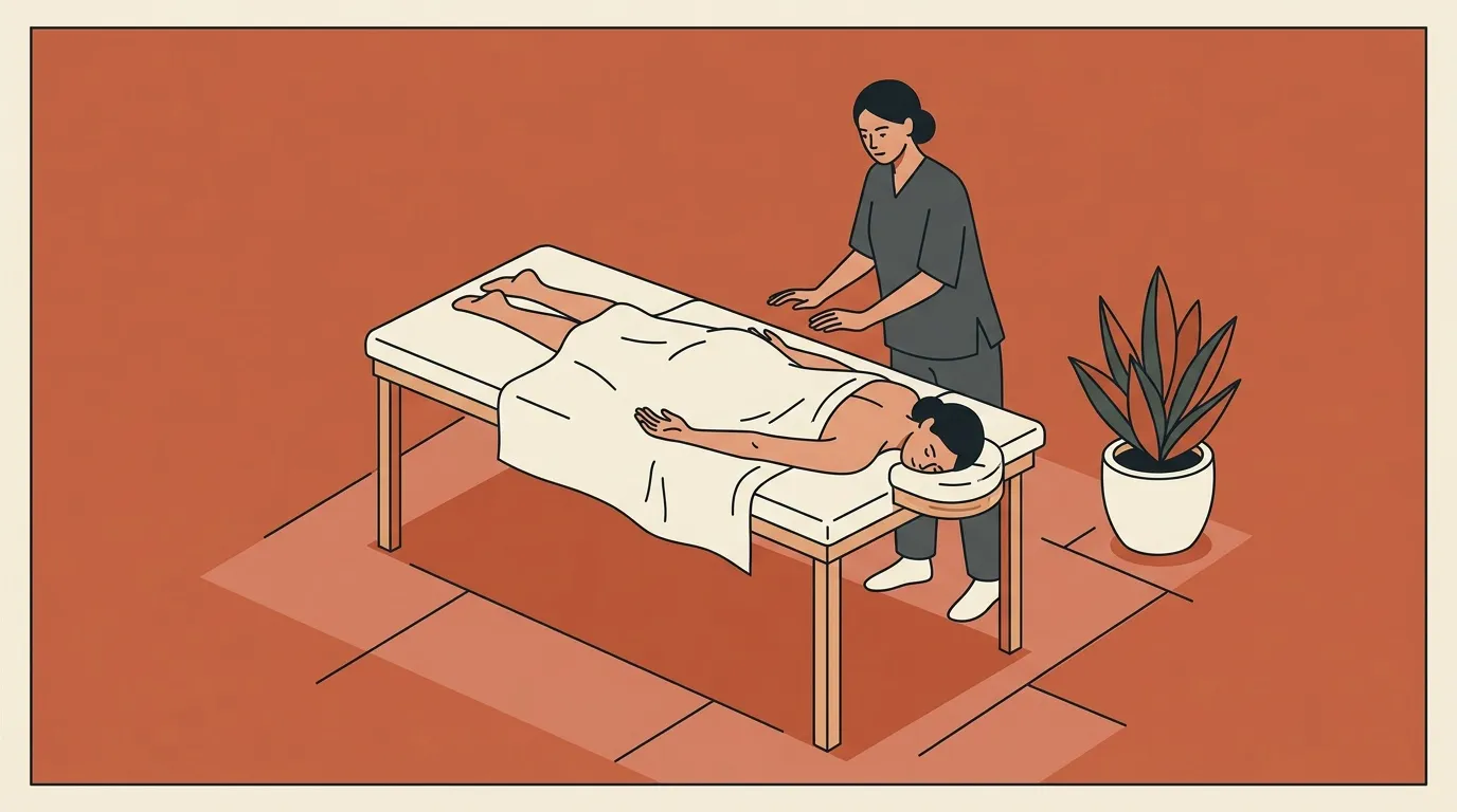Un moment de bien être : massage détente
