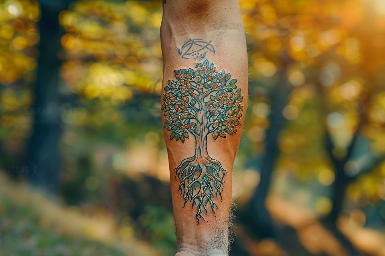 Guide ultime : choisir votre tatouage arbre de vie sur le bras