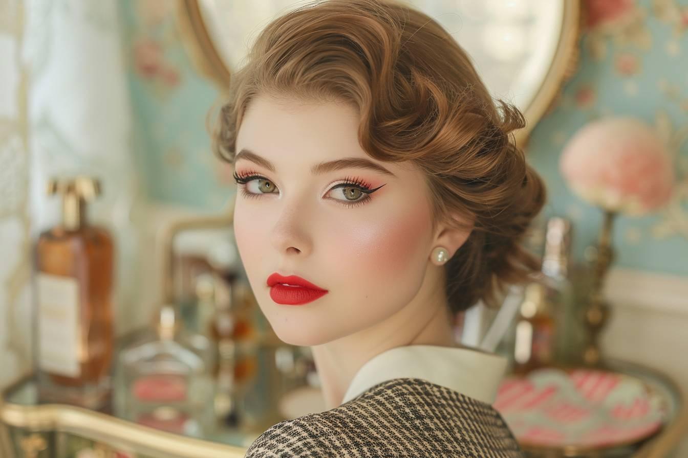 Maquillage rétro : guide ultime pour adopter le style glamour des années 20 à 70