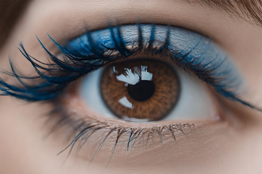 Eyeliner bleu pour yeux marrons : astuces et meilleurs produits